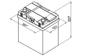 Аккумулятор Bosch S4/EXIDE 12V 40 Ah