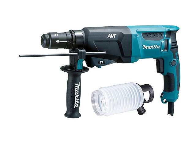 Перфоратор MAKITA HR 2611F(X5), 800 Вт, 2,9 Дж, 3 реж, чем.