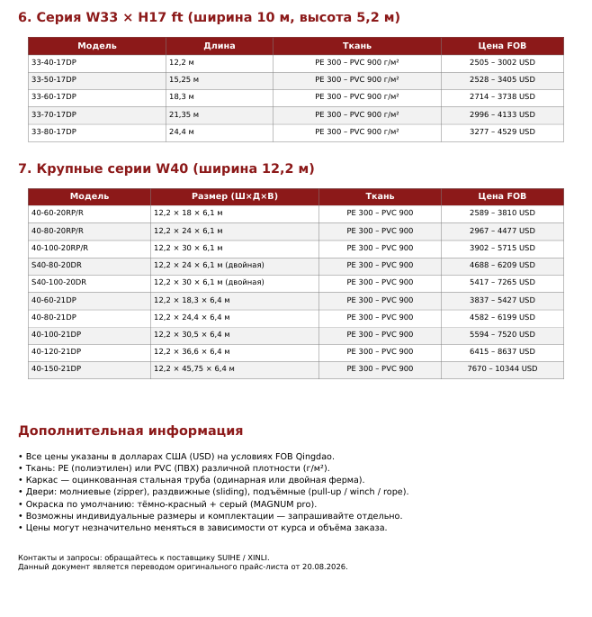 Тентовые ангары