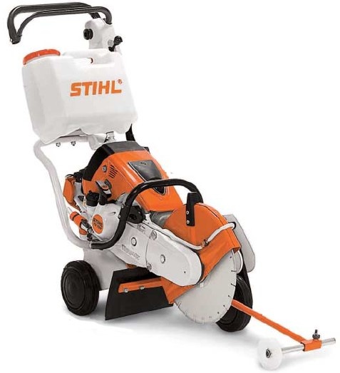 Аренда бензореза stihl ts 420 с тележкой с направителем реза