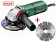 Одноручная углошлифмашина PWS 9-125 CE, 900Вт, 125мм, вибро + алмазн. диск (BOSCH)